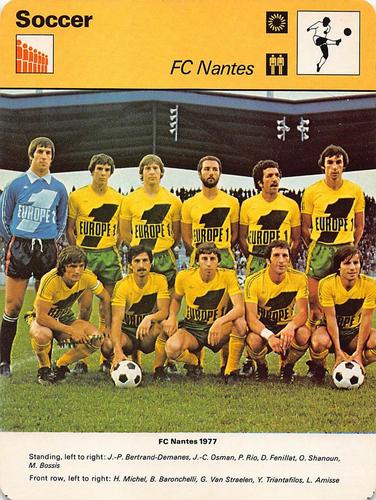 1977-79 Sportscaster Series 32 #32-09 FC Nantes Front