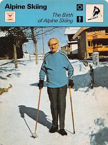 1977-79 Sportscaster Series 35 #35-13 The Birth of Alpine Skiing Front