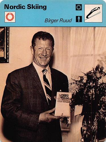 1977-79 Sportscaster Series 36 #36-19 Birger Ruud Front