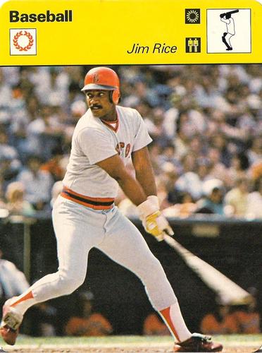 1977-79 Sportscaster Series 38 #38-10 Jim Rice Front