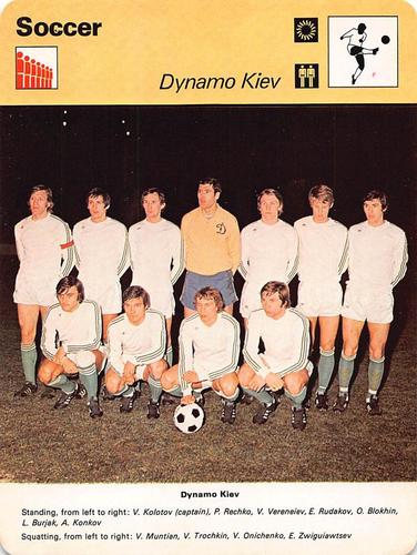 1977-79 Sportscaster Series 41 #41-14 Dynamo Kiev Front