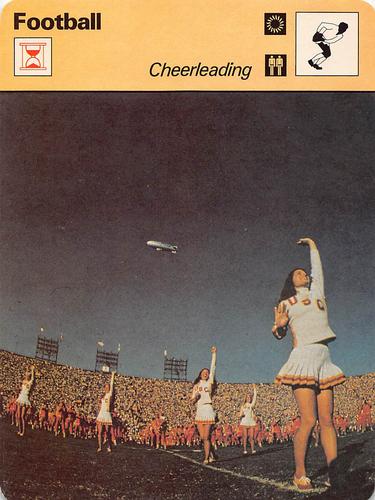 1977-79 Sportscaster Series 42 #42-24 Cheerleading Front