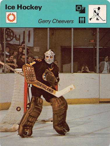 1977-79 Sportscaster Series 44 #44-20 Gerry Cheevers Front