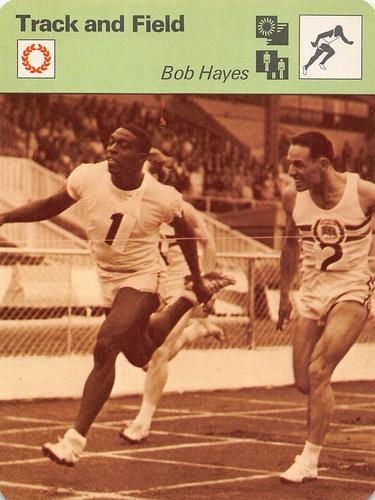 1977-79 Sportscaster Series 45 #45-14 Bob Hayes Front