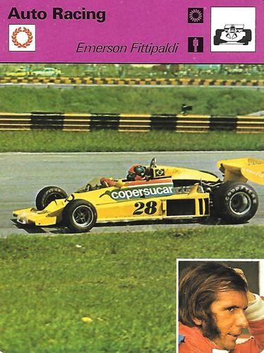 1977-79 Sportscaster Series 47 #47-03 Emerson Fittipaldi Front