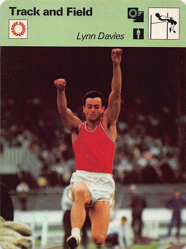 1977-79 Sportscaster Series 48 #48-08 Lynn Davies Front