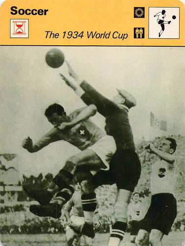 1977-79 Sportscaster Series 49 #49-21 The 1934 World Cup Front