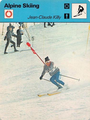 1977-79 Sportscaster Series 50 #50-16 Jean-Claude Killy Front