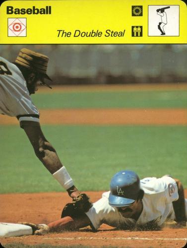 1977-79 Sportscaster Series 51 #51-02 The Double Steal Front