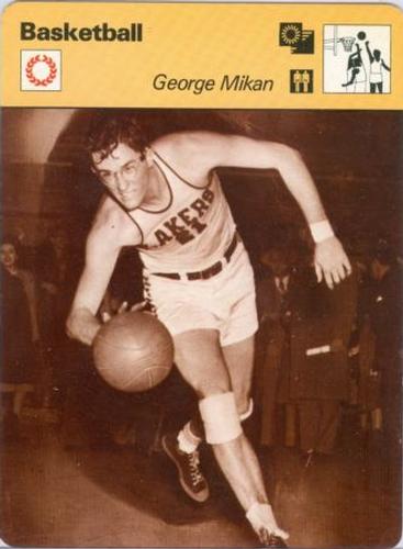 1977-79 Sportscaster Series 54 #54-15 George Mikan Front