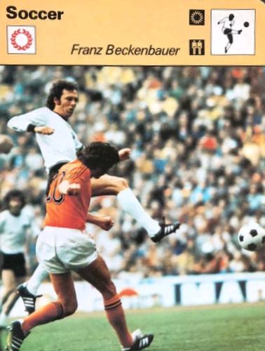 1977-79 Sportscaster Series 56 #56-23 Franz Beckenbauer Front