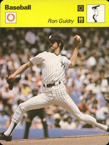 1977-79 Sportscaster Series 61 #61-02 Ron Guidry Front