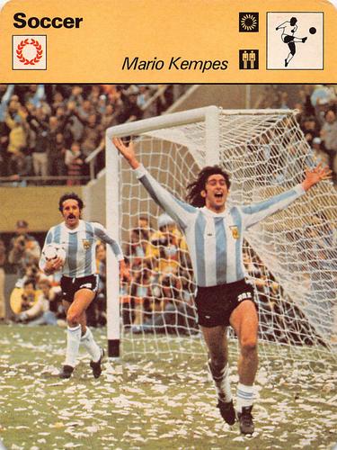 1977-79 Sportscaster Series 61 #61-22 Mario Kempes Front