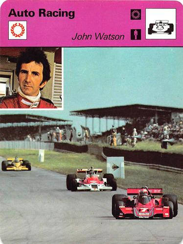 1977-79 Sportscaster Series 62 #62-20 John Watson Front