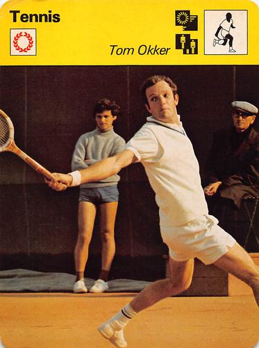 1977-79 Sportscaster Series 63 #63-06 Tom Okker Front