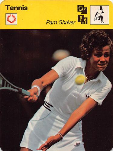1977-79 Sportscaster Series 64 #64-01 Pam Shriver Front