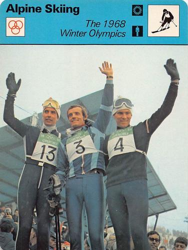 1977-79 Sportscaster Series 66 #66-19 The 1968 Winter Olympics Front