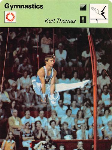 1977-79 Sportscaster Series 70 #70-21 Kurt Thomas Front