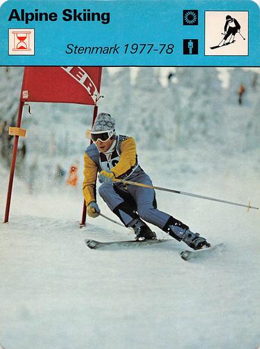 1977-79 Sportscaster Series 71 #71-20 Stenmark 1977-78 Front