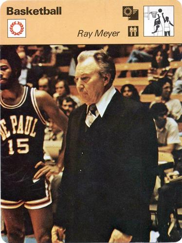 1977-79 Sportscaster Series 102 #102-02 Ray Meyer Front