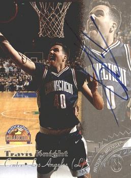 1996-97 Score Board Autographed Collection - Silver Foil Autographs #NNO Travis Knight Front