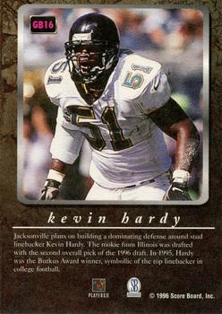 1996-97 Score Board Autographed Collection - Game Breakers #GB16 Kevin Hardy Back