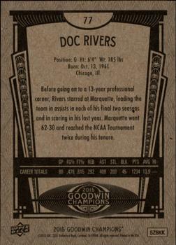 2015 Upper Deck Goodwin Champions #77 Doc Rivers Back