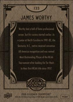 2015 Upper Deck Goodwin Champions #133 James Worthy Back