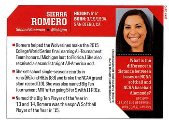 2015 Sports Illustrated for Kids #457 Sierra Romero Back
