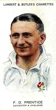 1931 Lambert & Butler Footballers 1930-1 #48 Frank Prentice Front