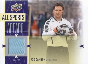 2011 Upper Deck World of Sports - All Sports Apparel #AS-CA Joe Cannon Front
