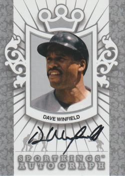 2012 Sportkings Series E - Autographs Silver Version #A-DWI1 Dave Winfield Front