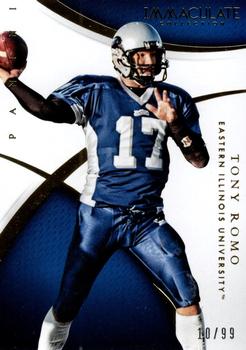 2015 Panini Immaculate Collection Collegiate #99 Tony Romo Front