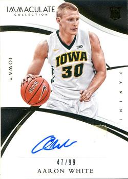 2015 Panini Immaculate Collection Collegiate #356 Aaron White Front