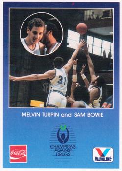 1987 Kentucky Bluegrass State Games #7 Melvin Turpin / Sam Bowie Front
