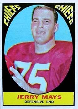 1968 Topps Milton Bradley Win-A-Card #67 Jerry Mays Front