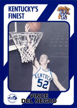 1989-90 Collegiate Collection Kentucky Wildcats #24 Vince Del Negro Front