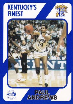 1989-90 Collegiate Collection Kentucky Wildcats #55 Paul Andrews Front