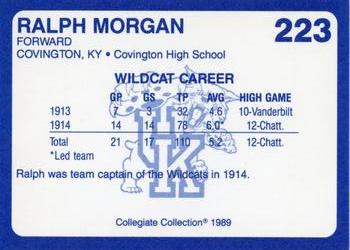1989-90 Collegiate Collection Kentucky Wildcats #223 Ralph R. Morgan Back