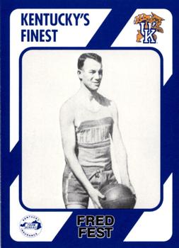 1989-90 Collegiate Collection Kentucky Wildcats #247 Fred Fest Front