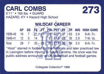 1989-90 Collegiate Collection Kentucky Wildcats #273 Carl Combs Back