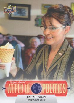 2011 Upper Deck World of Sports - World of Politics #WP-15 Sarah Palin Front