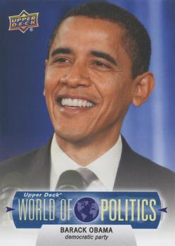 2011 Upper Deck World of Sports - World of Politics #WP-1 Barack Obama Front