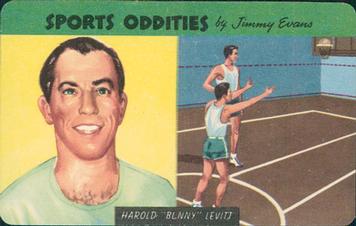 1954 Quaker Oats Sports Oddities #5 Harold Levitt Front