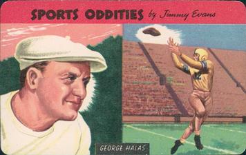 1954 Quaker Oats Sports Oddities #19 George Halas Front