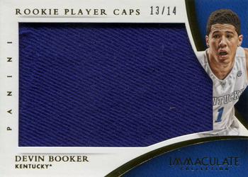 2015 Panini Immaculate Collection Collegiate - RPS Rookie Player Caps #54 Devin Booker Front