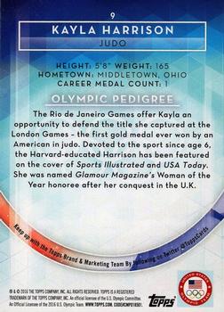 2016 Topps U.S. Olympic & Paralympic Team Hopefuls #9 Kayla Harrison Back