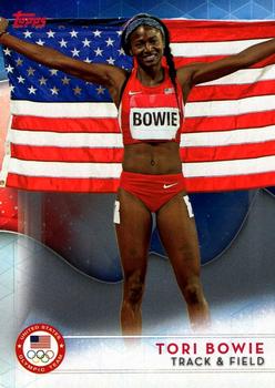 2016 Topps U.S. Olympic & Paralympic Team Hopefuls #31 Tori Bowie Front
