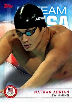 2016 Topps U.S. Olympic & Paralympic Team Hopefuls #67 Nathan Adrian Front
