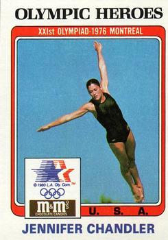 1983-84 Topps M&M's Olympic Heroes #6 Jennifer Chandler Front